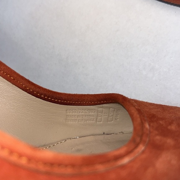 MASSIMO DUTTI BURNT ORANGE HEELS 37=7 - Picture 11 of 16